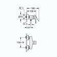 GROHE - Mitigeur de douche Start 2021 monocommande avec douchette 1jet Vitalio Joy Cube et flexible 200cm - vignette