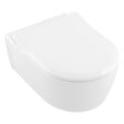 VILLEROY ET BOCH - Pack WC suspendu sans bride  Avento + abattant + plaque + bâti - vignette