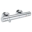 GROHE - Grohe - Mitigeur thermostatique douche Grohtherm 800 + barre de douche + porte savon + douchette Tempesta - vignette