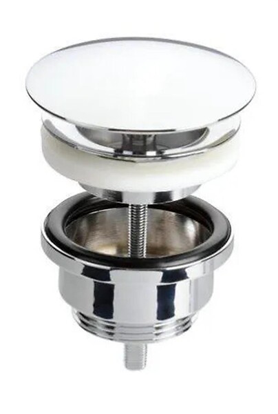NICOLL - Bonde de lavabo à  écoulement libre Nicoll - à˜ 70mm - Filetage 1"/1/4" - Laiton - large