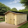 HABRITA - Garage bois Eden - L.300xP.520cm - vignette