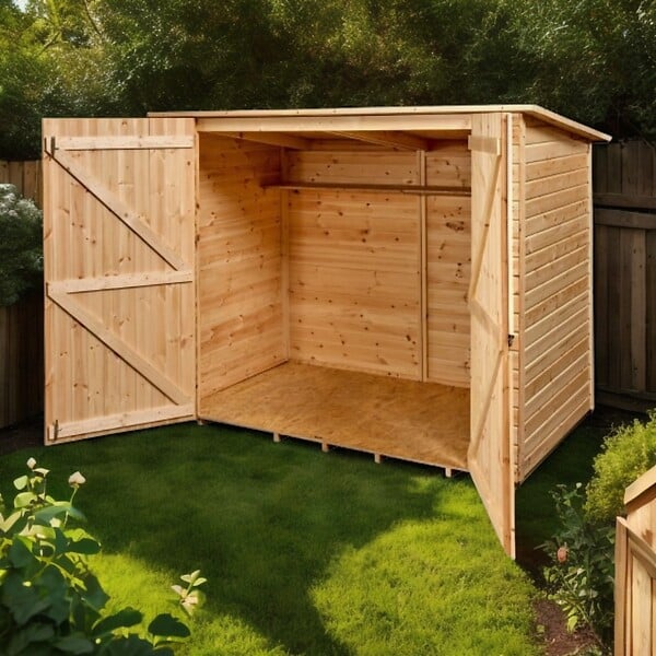 HABRITA - Abri de jardin - Bois - 16mm - 2.30m2 - large