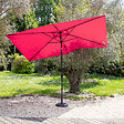 HAPPY GARDEN - Parasol droit HAPUNA rectangulaire 2x3m fuchsia - vignette