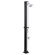 HAPPY GARDEN - Douche solaire FIDGI noire et argent 35L - vignette