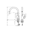 HANSGROHE - Evier 1 bac S21 inox + robinet de cuisine Vernis Blend M35 210 chromé - vignette