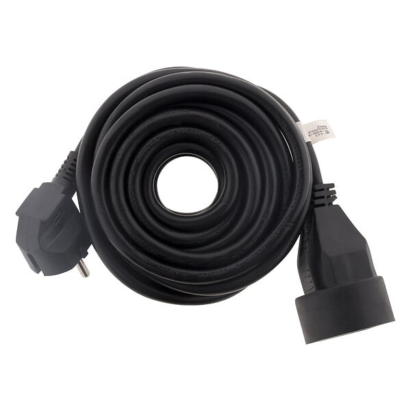 ZENITECH - Lot de 6 prolongateurs 16A 2P+T HO5VV-F 3G1,5mm² - noir 3m - Zenitech - large
