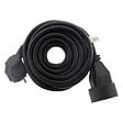 ZENITECH - Lot de 6 prolongateurs 16A 2P+T HO5VV-F 3G1,5mm² - noir 10m - Zenitech - vignette