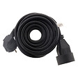 ZENITECH - Lot de 6 prolongateurs 16A 2P+T HO5VV-F 3G1,5mm² - noir 5m - Zenitech - vignette