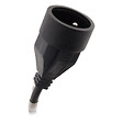 ZENITECH - Lot de 6 prolongateurs 16A 2P+T HO5VV-F 3G1,5mm² - noir 5m - Zenitech - vignette