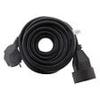 ZENITECH - Lot de 5 prolongateurs 16A HO5VV-F 3G1,5mm² - Noir 3m - Zenitech - vignette