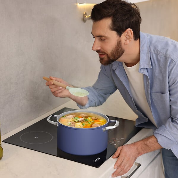 CIARRA - Plaque de cuission induction 3 foyer 59CM 5600W CABBIH3-F - large