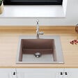 HANSGROHE - Robinet de cuisine Vernis Blend M35 210 chromé + nettoyant Briochin - vignette
