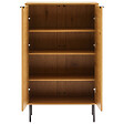 HAPPY GARDEN - Vaisselier en bois 2 portes 80cm STINNA - vignette