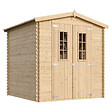 TIMBELA - Abri de jardin en bois l216xL206xH218 cm / 3.53 m2 - M343C - vignette