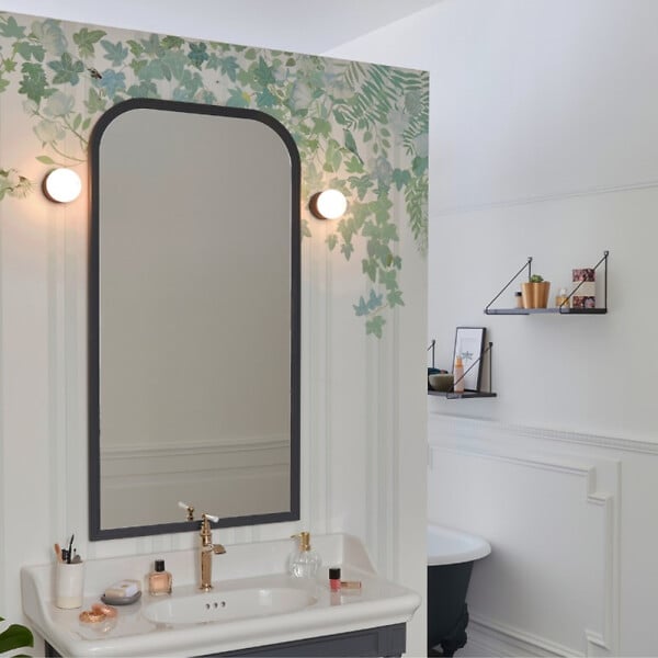 JACOB DELAFON - Meuble salle de bain Cléo 1889 plan vasque + miroir - large