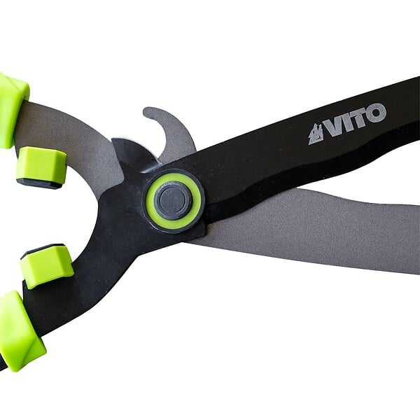 VITO - Taille haie Cisaille de jardin 2 en 1 avec lame 27,5 cm + Sécateur Coupe Branches - Taille et Elagage Haies Feuillage VITO - large