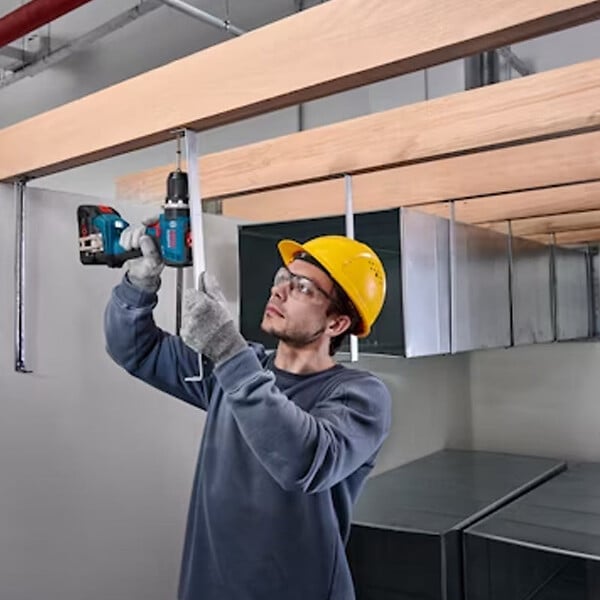 BOSCH - Perceuses-visseuses à percussion sans-fil BOSCH 06019N3300 GSB 18V - 65 en carton (sans batteries, sans chargeur) - large