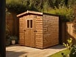 HABRITA - Abri jardin bois 19mm 2.25m² - L.176xH.202xP.184cm - vignette