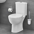 GROHE - PACK WC avec bride à poser Bau Ceramic + Tabouret physiologique Bois - vignette