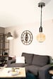 ELEXITY - Kit de suspension luminaire métal avec cordon textile Chrome - Elexity - vignette