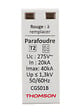 THOMSON - Cartouche de rechange pour parafoudre modulaire - 40KA - Thomson - vignette