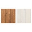 TIMBELA - Lot de produits de protection pour la peinture des maisons en bois – 5 l de blanc + 5 l de chêne riche - Pour une surface extérieure en bois de 28 à 36 m2 - vignette