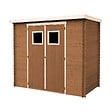 TIMBELA - Lot de produits de protection pour la peinture des maisons en bois – 5 l de blanc + 5 l de chêne riche - Pour une surface extérieure en bois de 28 à 36 m2 - vignette
