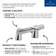 VILLEROY ET BOCH - Mitigeur baignoire thermostatique  Universal rond avec colonnettes - vignette