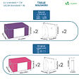 VOUNOT - Lot de 9 Housse de rangement sous vide Grande Capacité XXL - vignette
