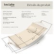 TECTAKE - Hamac double Eden beige - vignette