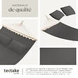 TECTAKE - Hamac double Eden gris foncé - vignette