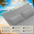 TECTAKE - Hamac double Eden gris clair - vignette
