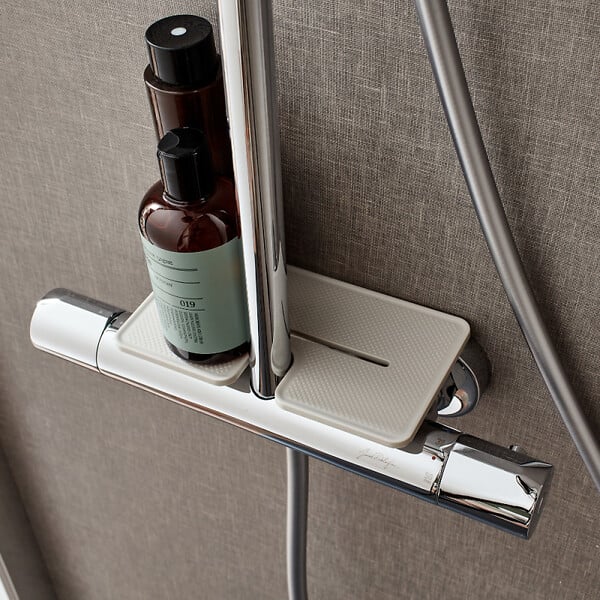 JACOB DELAFON - Tablette de douche antiglisse Metro chromé - large