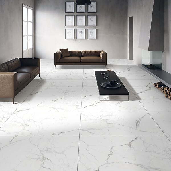 Carrelage Noor Satvario - Effet marbre - Mat - 60x120cm - large