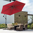 VOUNOT - Parasol deporte 3M Rouge fonce avec housse de protection - vignette