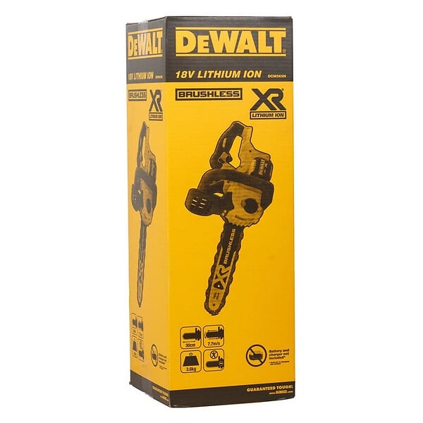 DEWALT - Tronçonneuse élagueuse 18V DEWALT DCM565P1-QW avec une batterie 5,0 Ah - large