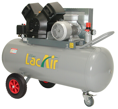 LACME - Compresseur mobile TwinAir 28/150T LACME 28 m³/h triphasé 150L 11 bar - 463400 - large