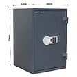 ROTTNER - Coffre Fort Ignifuge Fire Hero 65 El Serrure Électronique - vignette