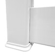 MOREY - Cache platine PVC blanc pour poteau 80x80 mm - Lot de 5 - vignette