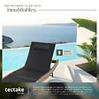 TECTAKE - Bain de soleil en rotin Moana marron naturel - vignette