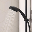 GROHE - Pommeau de douche Vitalio Start 2 jets avec barre noir mat + microfibre - vignette