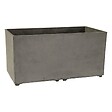 ARTPLAST - Jardinière Extérieure Grise Anthracite 100L 80x40cm - Pot de Fleurs Rectangulaire en Plastique Recyclé - Design Italien ARTPLAST - vignette