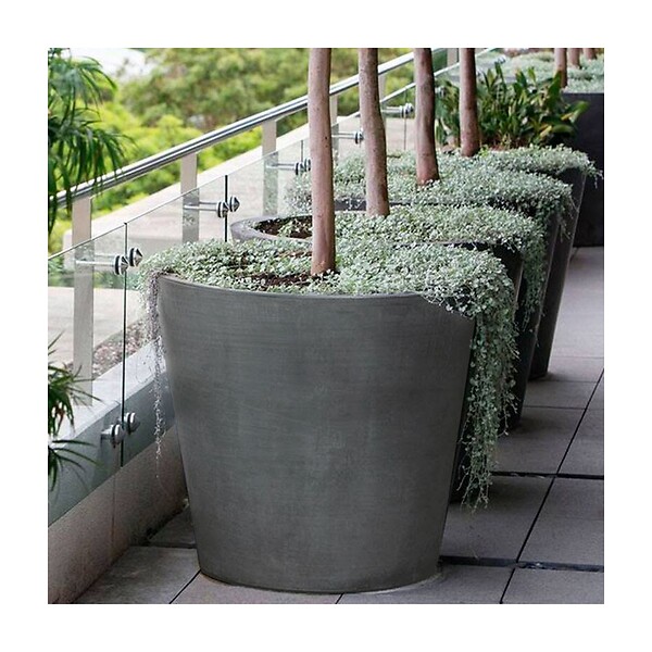 ARTPLAST - Pot de Fleur Gris 70L Ø50cm H47cm - Jardinière Extérieure Balcon Terrasse Jardin ARTPLAST - large