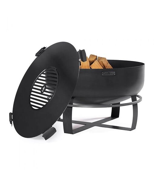 COOK KING - Braséro de jardin XXL VIKING en acier de 80cm de diamètre avec finition de haute qualité - large