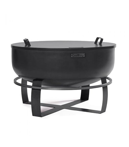 COOK KING - Braséro de jardin XXL VIKING en acier de 80cm de diamètre avec finition de haute qualité - large