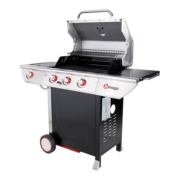 SOMAGIC - MANHATTAN 350GPI barbecue à gaz - 3 brûleurs 10.5kW + plaque chauffante - large