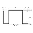 TIMBELA - Abri de jardin en bois et range bûches extérieur AVEC SOL TRAITÉ - extérieur I206xL328xH218 cm/ 3,53 + 0,97+0,97 m2 - TIMBELA M391F+M391G - vignette