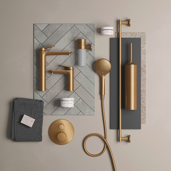 DURAVIT - Mitigeur lavabo DUVARIT Wave M avec vidage bronze brossé - large