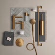 DURAVIT - Mitigeur lavabo DUVARIT Wave M avec vidage bronze brossé - vignette