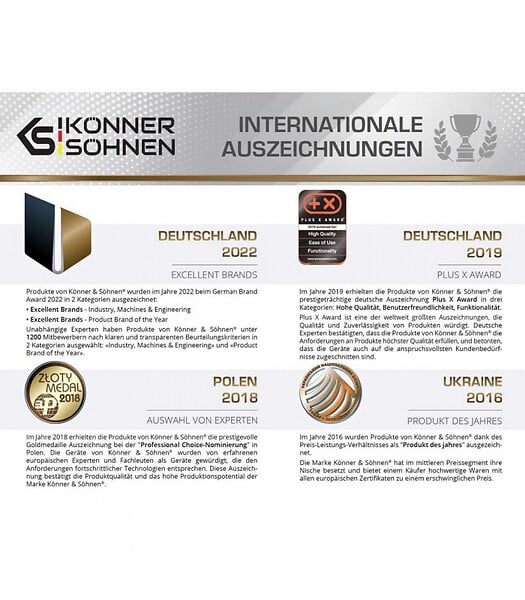 KONNER SOHNEN - Plateforme à bois pour fendeuse à essence KS 27THG 65/55KS - Könner  Söhnen 27Table - large